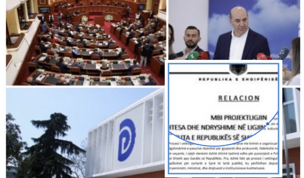 Zbardhet relacioni i PD/ Vetingu i politikanëve të kryhet nga SPAK dhe të kalojë nga Gjykata e Posaçme kundër Korrupsionit dhe Gjykata Kushtetuese.