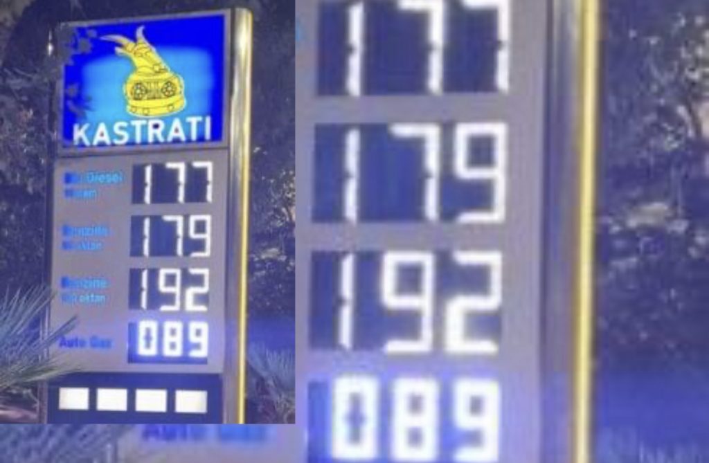 Çmimi i karburanteve në Shqipëri prek “majat”