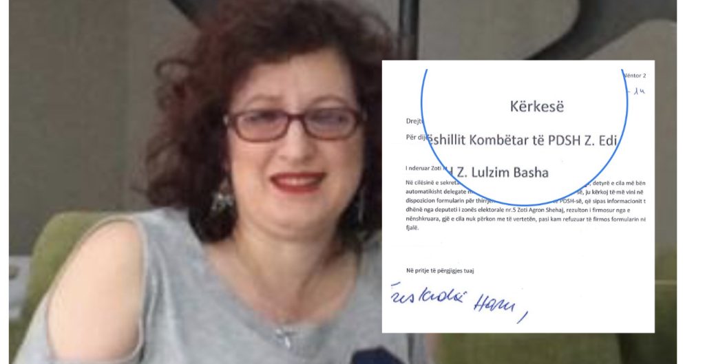“Kam refuzuar të firmos”- Delegatja e PD që denoncoi falsifikimin e firmës së saj për Kuvendin më 11 dhjetor kërkesë zyrtare Edi Palokës: Më vini në dispozicion…