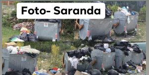 Shiu dhe era nxjerrin mbetjet e lumenjve në bregdetin e Sarandës