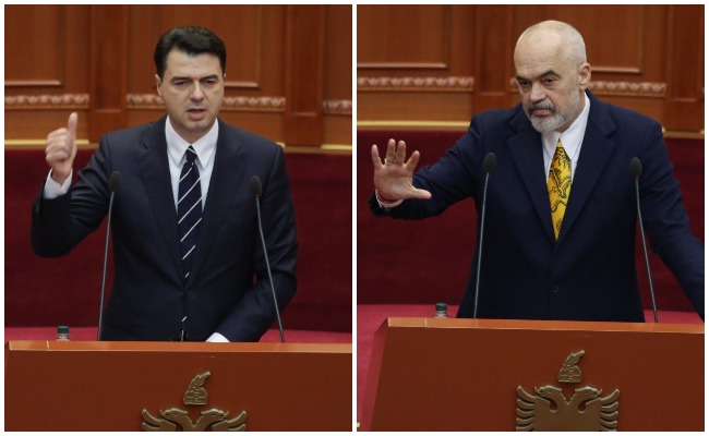 “E di mirë ti me charterat e kujt lëviz”, Basha akuza Ramës në Kuvend: Je një zero, një hiç! Skanerat kapin kokainën e shokëve të tu, zonja 5 milionë euro