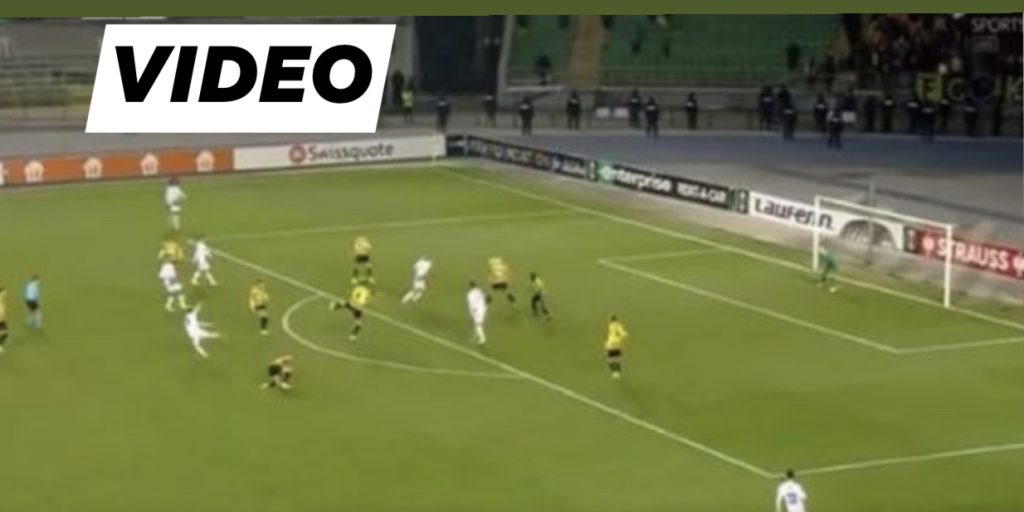 Futbollisti shqiptar shënon një eurogol nga distanca, shtang portierin
