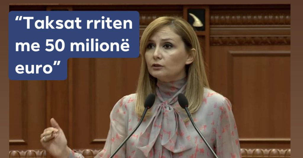 Jorida Tabaku prezanton në Kuvend amandamentin e PD-së për paketën fiskale: Të ulet TVSH-ja për ushqimet e shportës në 6%