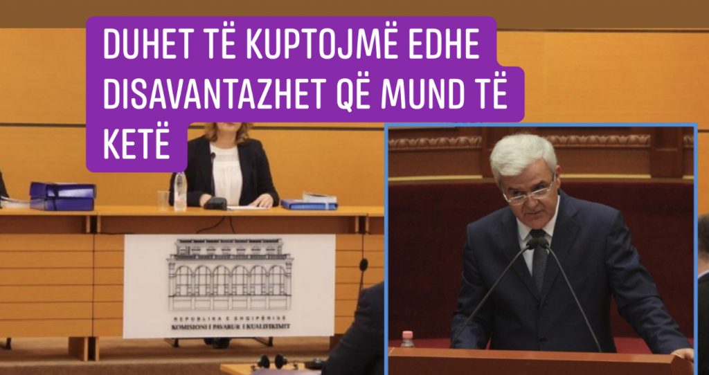 Mandati i vetingut, Xhafaj del kundër qëndrimit të shumicës