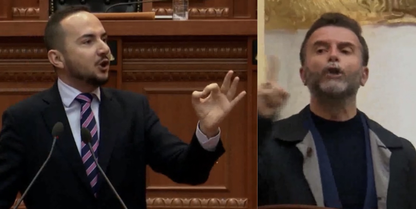Nxehen gjakrat në parlament, ndërpritet seanca/ “Mos m’u drejto mua si kone”, Salianji-Braçes: “Ke dalë në përgjimet e prokurorisë italiane për Rezart Taçin”. Deputeti i PS i afrohet, ndërhyn garda