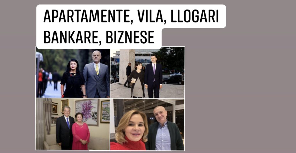 Zbardhen pasuritë e Ramës, Metës, Bashës dhe Berishës