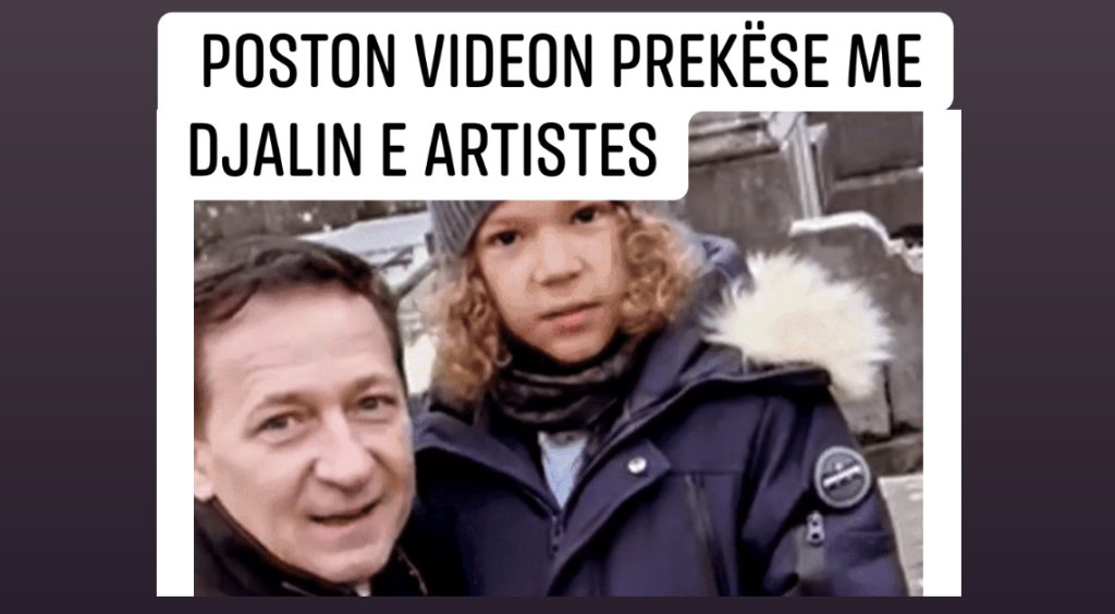 Arjan Konomi shkon te varri i Hueyda El Saied