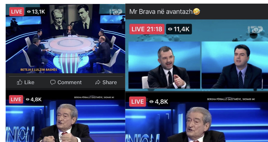 FOTOT/ Basha mund  Berishën në Facebook, ndiqet më shumë se dyfishi