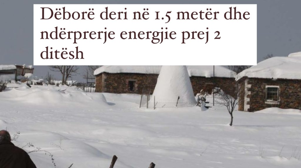 Si paraqitet situata nga moti i keq në Qarkun e Shkodrës