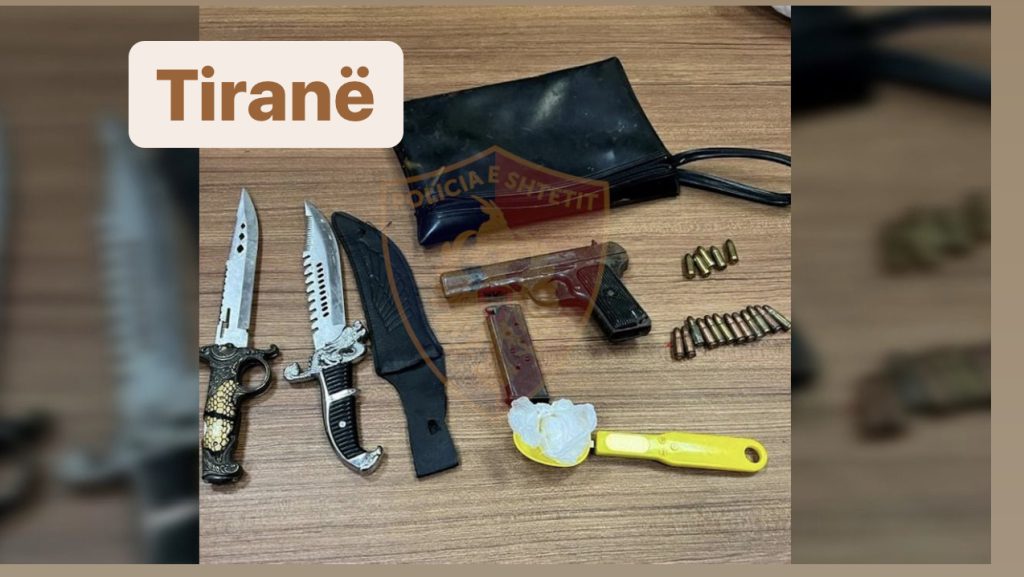 Në pranga 42-vjeçari/ Policia i sekuestron një pistoletë dhe kokainë në lokal