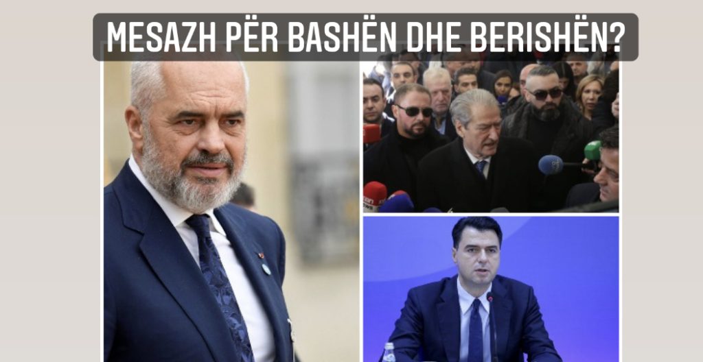 Kryeministri Edi Rama publikon thënien: Aty brenda kanë qenë gjithnjë dy të marrë!