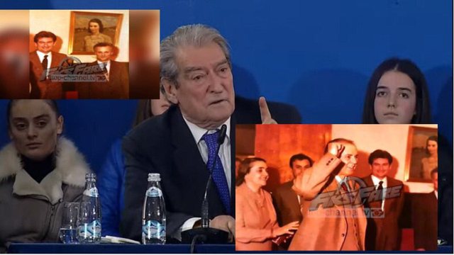 Dalin FOTOT/ Sali Berisha në shtëpinë e Enver Hoxhës me të afërmit e tij