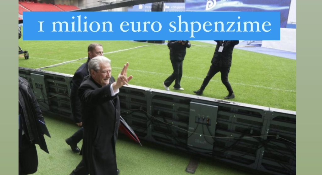 Shifra e çmendur: Sali Berisha harxhoi më shumë se një milion euro për Kuvendin e sotëm