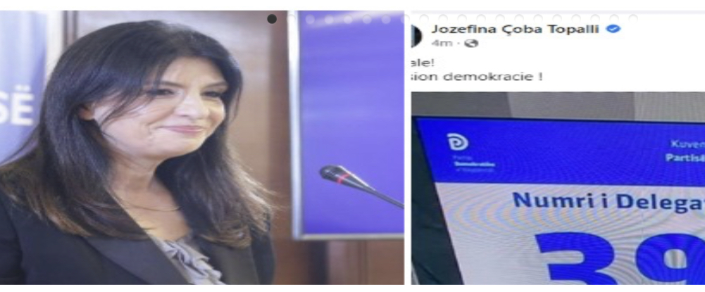 Jozefina Topalli publikon videon nga Kuvendi i Berishës: Sot po rithemelohet partia jonë