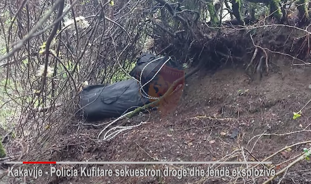 Drogë, eksploziv C4 e kapsolla donatore/ Aksion në Kakavijë, trafikantët ia mbathin nëpër pyll
