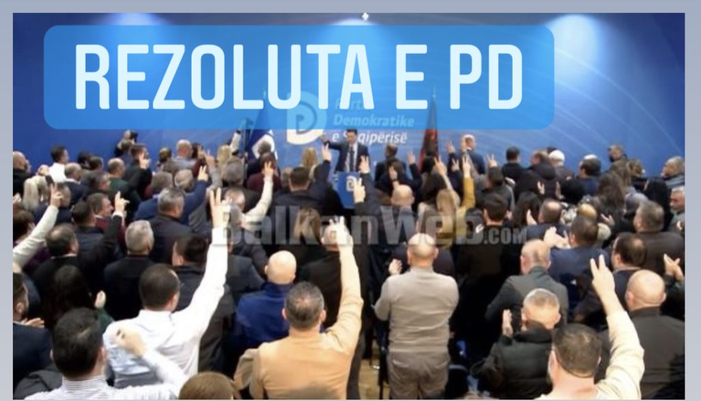 Ja  rezoluta e miratuar në Këshillin Kombëtar të PD
