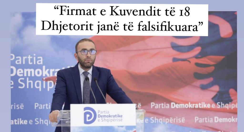 Reagon Sekretari i Përgjithshëm i PD-së: Manipulim i opinionit publik! Berisha po vijon me strategjinë e tij