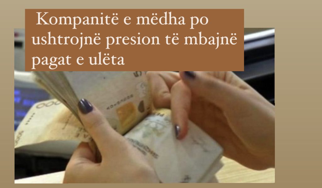 Shqipëria po vuan nga monopoli në tregun e pagave