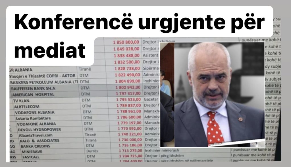 Skandali i publikimit të pagave/ Edi Rama ndryshon axhendën