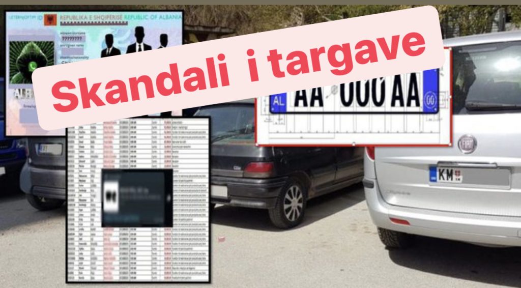 Dalin në pazar edhe databaza me targat e 530 mijë shqiptarëve