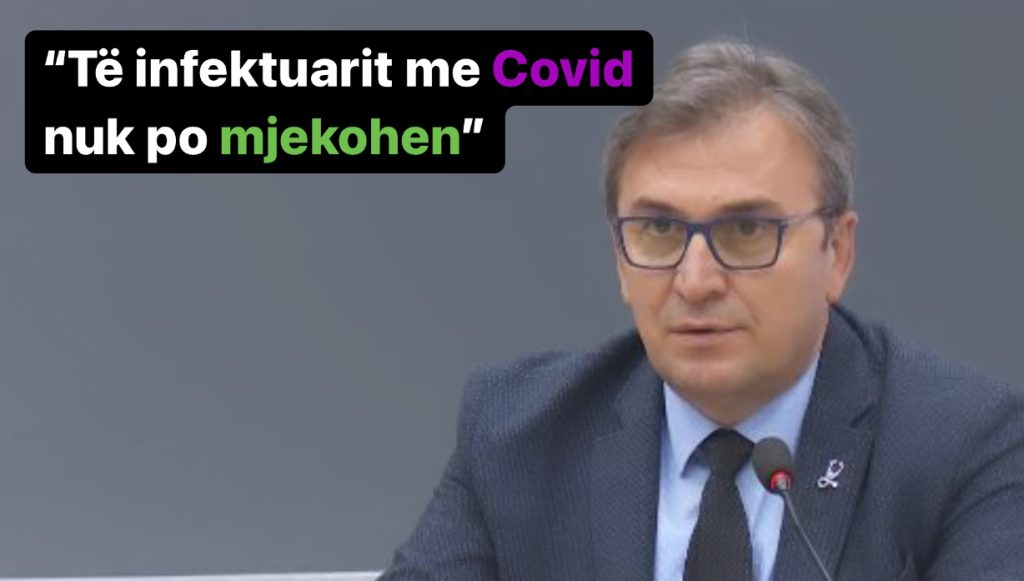 Flet shefi i urgjencës Kombëtare Skënder Brataj: Po rëndojnë shëndetin me mjekimet në shtëpi