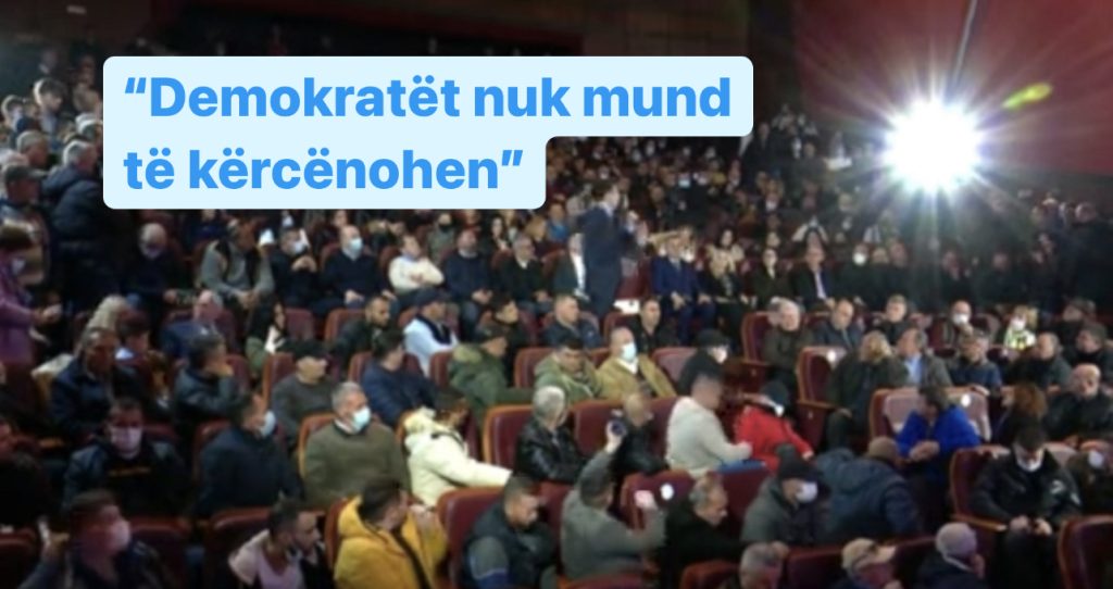 Basha nga takimi në Fier: I kam bërë thirrje paraardhësit tim t’i thërriste mendjes! Dhuna nuk është zgjidhje