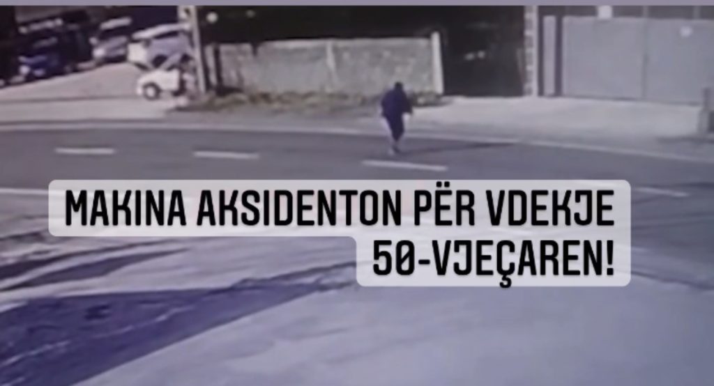 PAMJE TË RËNDA/ Momenti kur mjeti përplas këmbësoren