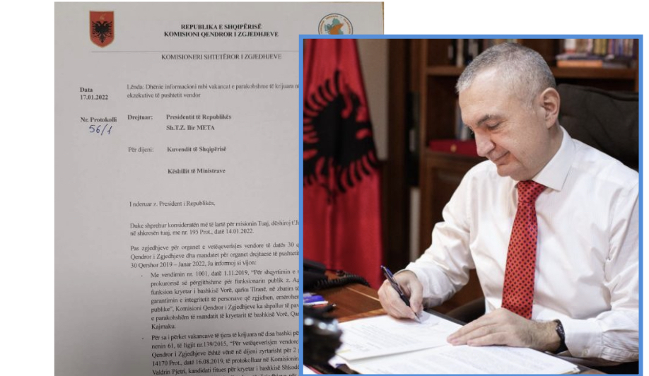 Zgjedhjet e pjesshme vendore, KQZ i kthen përgjigje Presidentit Meta për bashkitë pa kryetar (SHKRESA)