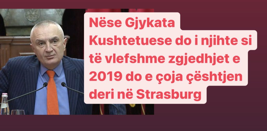 Zgjedhjet e pjesshme, Meta: I gatshëm të shpall datën!