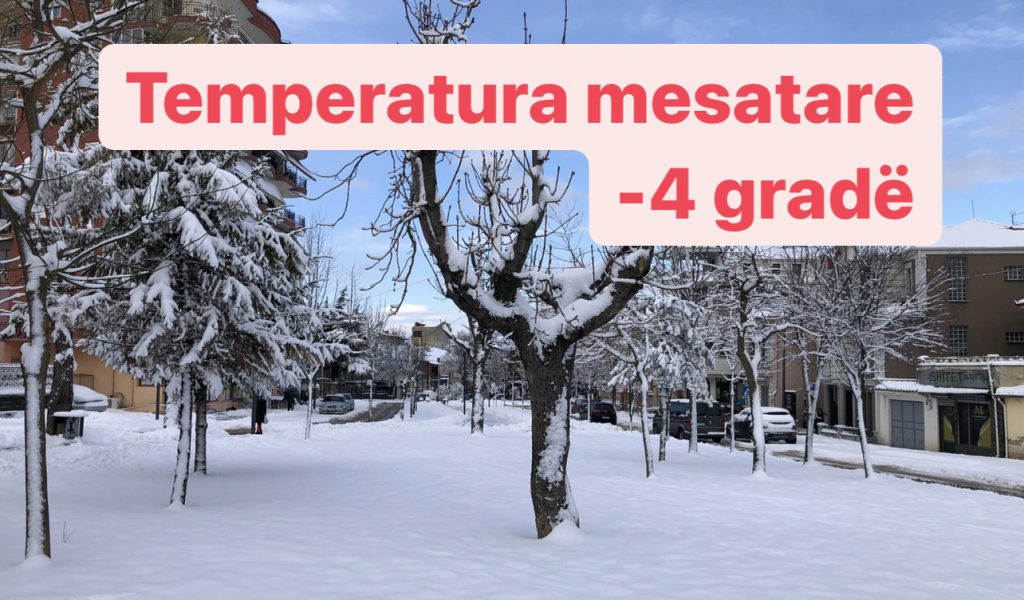 Sërish reshje bore gjatë natës në Korçë, borëpastrueset të shpërndara në të gjitha akset