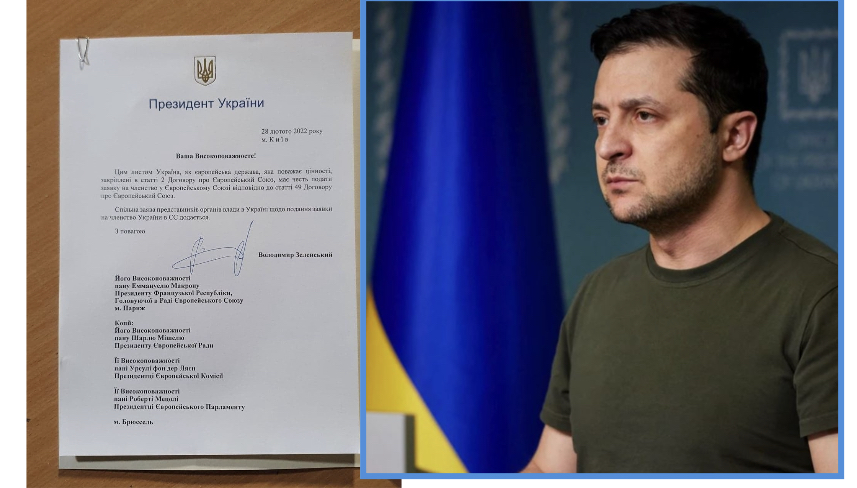 Mes luftës me Rusinë, Zelensky firmos aplikimin për anëtarësimin e Ukrainës në BE