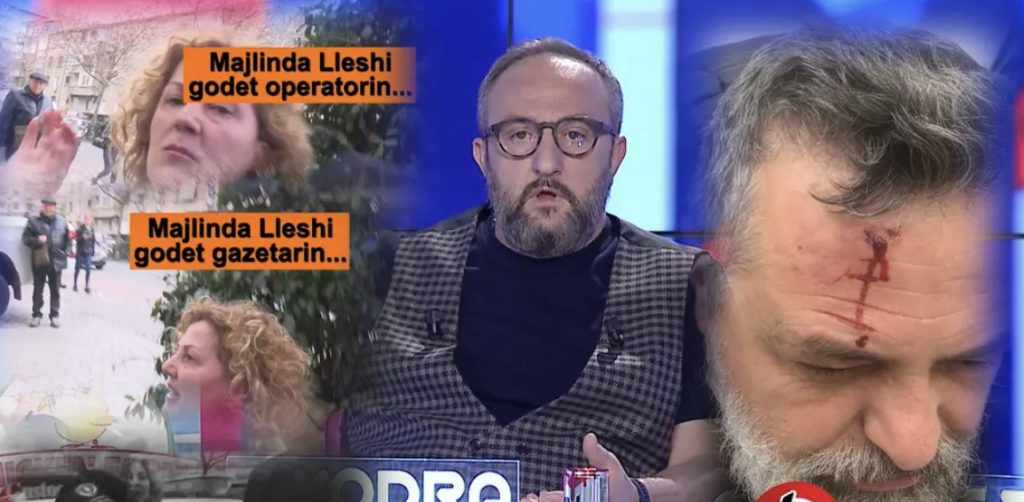 Noterja Majlinda Lleshi dhunon gazetarin dhe operatorin e Stopit: O ndyrësirë, do të të vras fare!