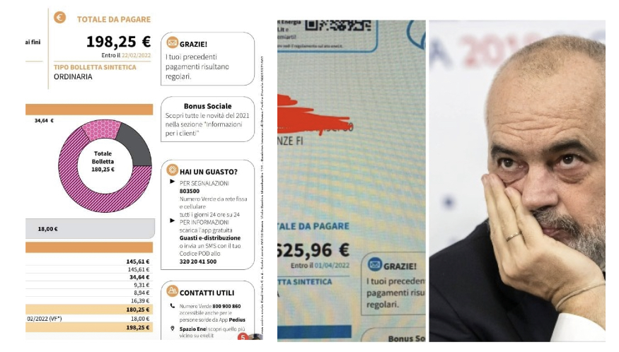 Rama publikon faturën e energjisë nga Firenze: S’dimë sa do ta kapim fundin e muajve