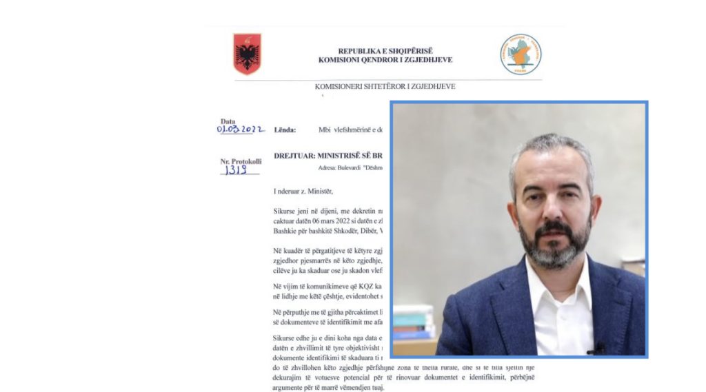 Zgjedhjet e pjesshme më 6 Mars, Celibashi kërkesë Ministrisë së Brendshëm për kartat e skaduara të identitetit