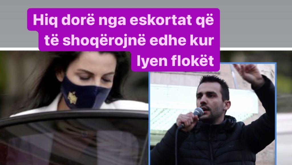 Aktivisti Adriatik Lapaj dy fjalë për ministren Balluku