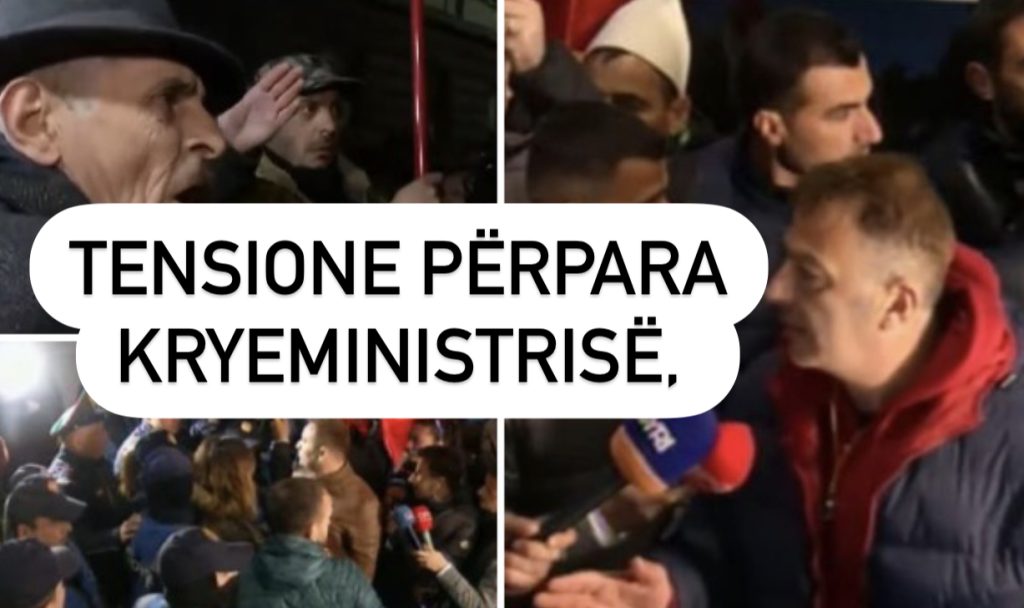 Policia tenton të largojë protestuesit! Qytetari: Turp t’ju vijë, jeni bërë një institucion kriminelash