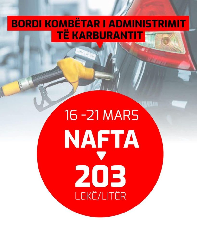 Rama njofton se ulet sërish çmimi i naftës në Shqipëri