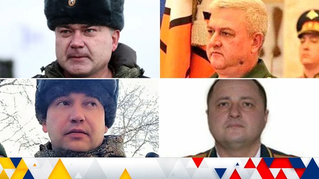 12 gjeneralët e vrarë rus në Ukrainë