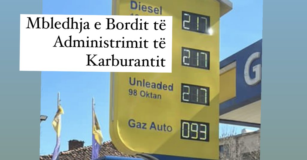 Merret vendimi, çmimi i naftës në çdo pikë furnizimi sot do të jetë 217 lekë
