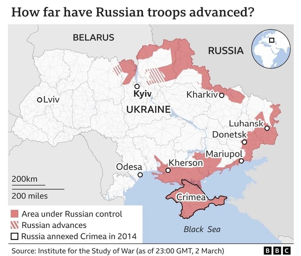 RUSIA NUK E PUSHTOI DOT UKRAINËN AS NË 3 DITË DHE AS NË 40 DITË.