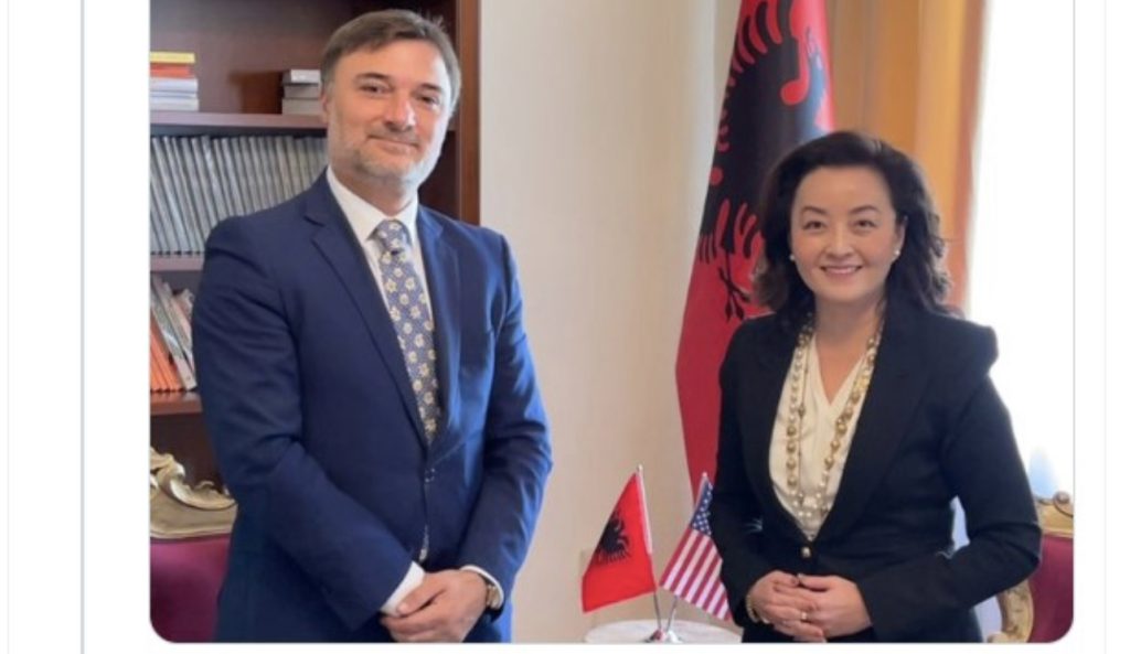 Ambasadorja  Kim  njeh Alibeajn si kryetari në detyrë i PD