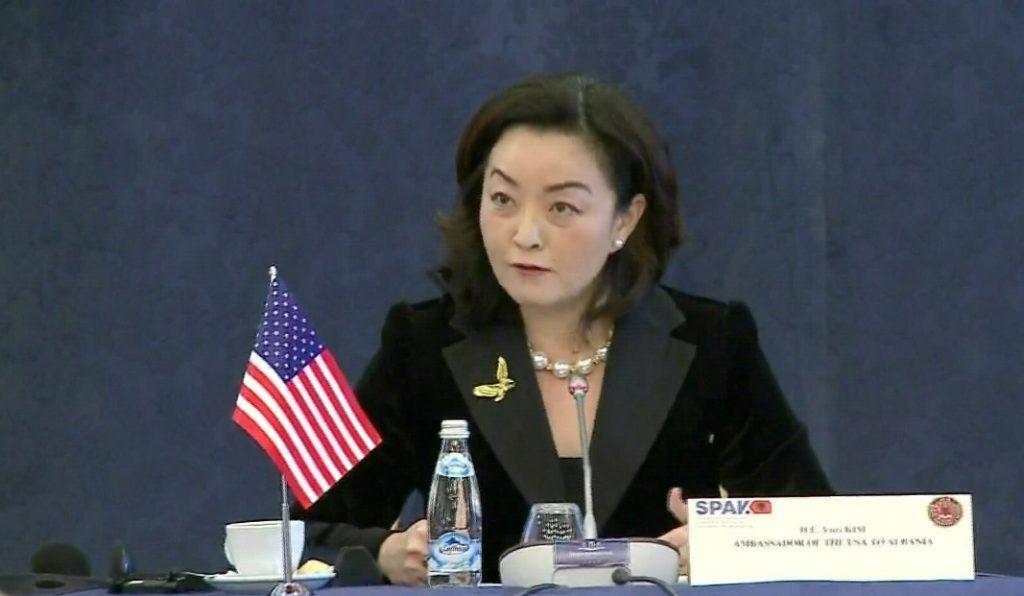Sali Berisha: Ambasadorja e SHBA-ve Yuri Kim po ndërhyn në procesin gjyqësor të PD-së