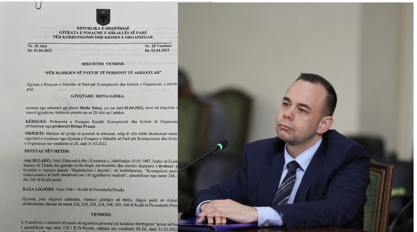 Dokumenti i GJKKO-së /Lihet në burg ish-deputeti i PS Alqi Bllako