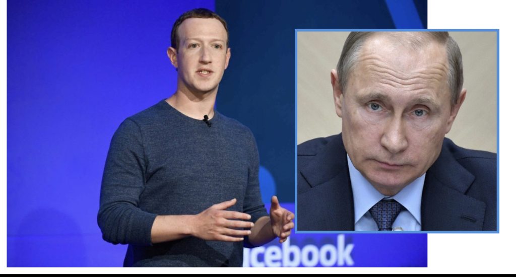 Rusia shpall non grata Mark Zuckerberg