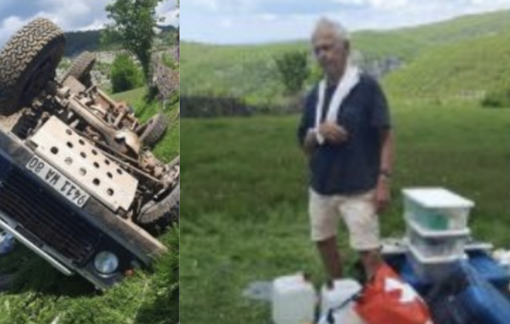 Një francez shpëton për mrekulli në Mat, shikoni aksidentin e frikshëm (FOTO)
