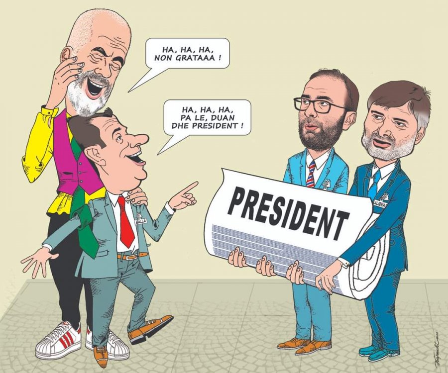 Kapexhiu ironi me Alibeajn dhe Bardhin