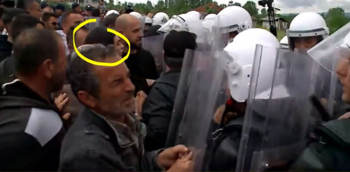 Protesta e banorëve për devijimin e rrugës së Rinasit, përplasje me policinë