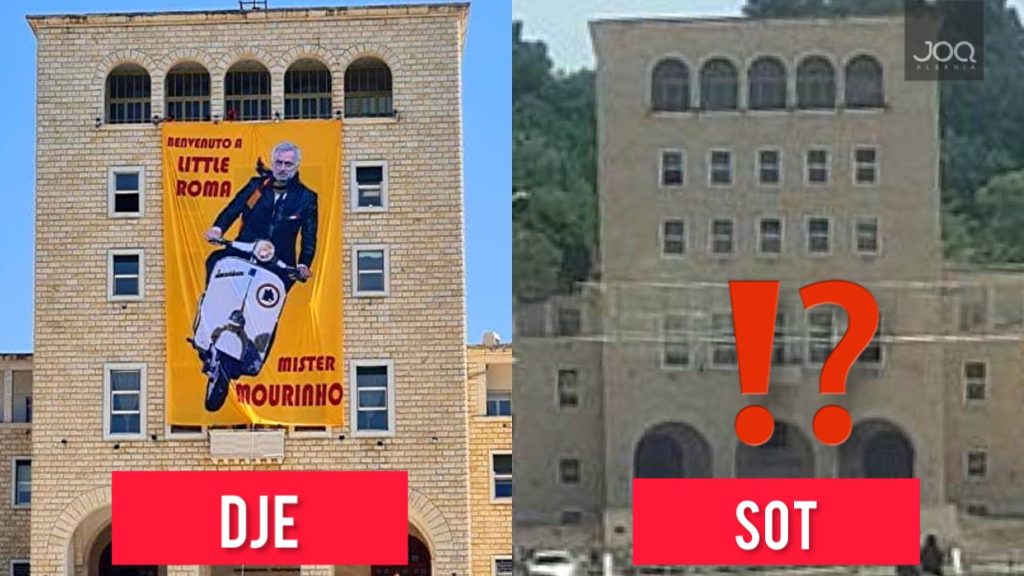 Hiqet posteri gjigant i Mourinhos nga Universiteti i Tiranës!