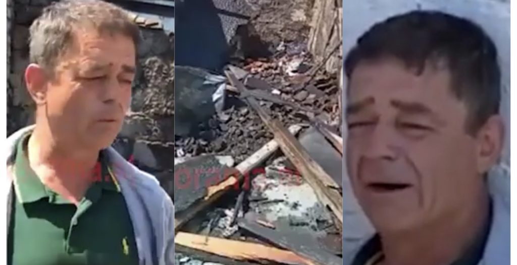 Harroi sobën e gazit me fasule ndezur, i shkrumbohet banesa