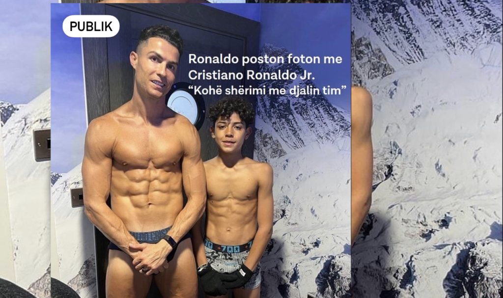 Cristiano Ronaldo: Kohë shërimi me djalin tim